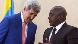 President Kabila with U.S Secretary of State John Kerry