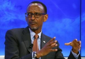 Paul Kagame, President of Rwanda attends the session "The Transformation of Tomorrow" during the annual meeting of the World Economic Forum (WEF) in Davos, Switzerland January 20, 2016. REUTERS/Ruben Sprich