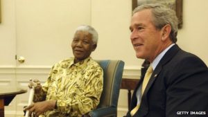 Mr Mandela needed special permission to enter the US until 2008