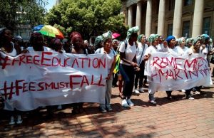 Student protest in South Africa