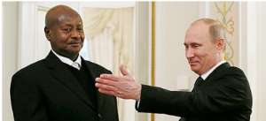 Museveni meeting Russia President Putin in Moscow