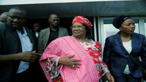 Former President of Malawi Joyce Banda (C) has been living in self-imposed exile in the US since 2014 [File photo: Reuters]