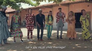 © UNICEF UNICEF international Goodwill Ambassador, Angélique Kidjo and UNICEF Benin national Goodwill Ambassador Zeynab Abib, along with seven of Benin’s greatest artists have joined forces to create a song calling on the population to say NO to child marriage