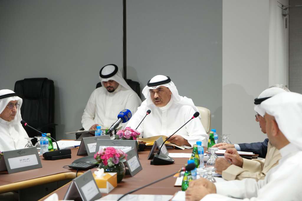Al-Sumait’s Board Chairman H.E. Sheikh Sabah Al-Khaled Al-Hamad Al-Sabah at the Board Meeting with other Board Members of Al-Sumait Prize