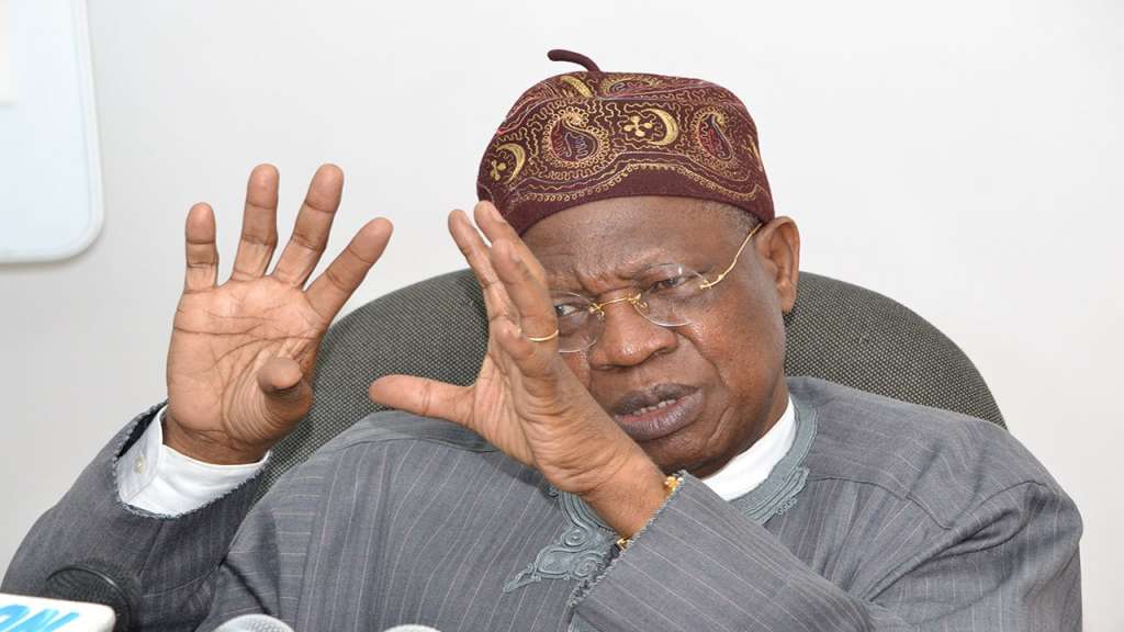 Nigeria Minister of Information and Culture, Alhaji Lai Mohammed