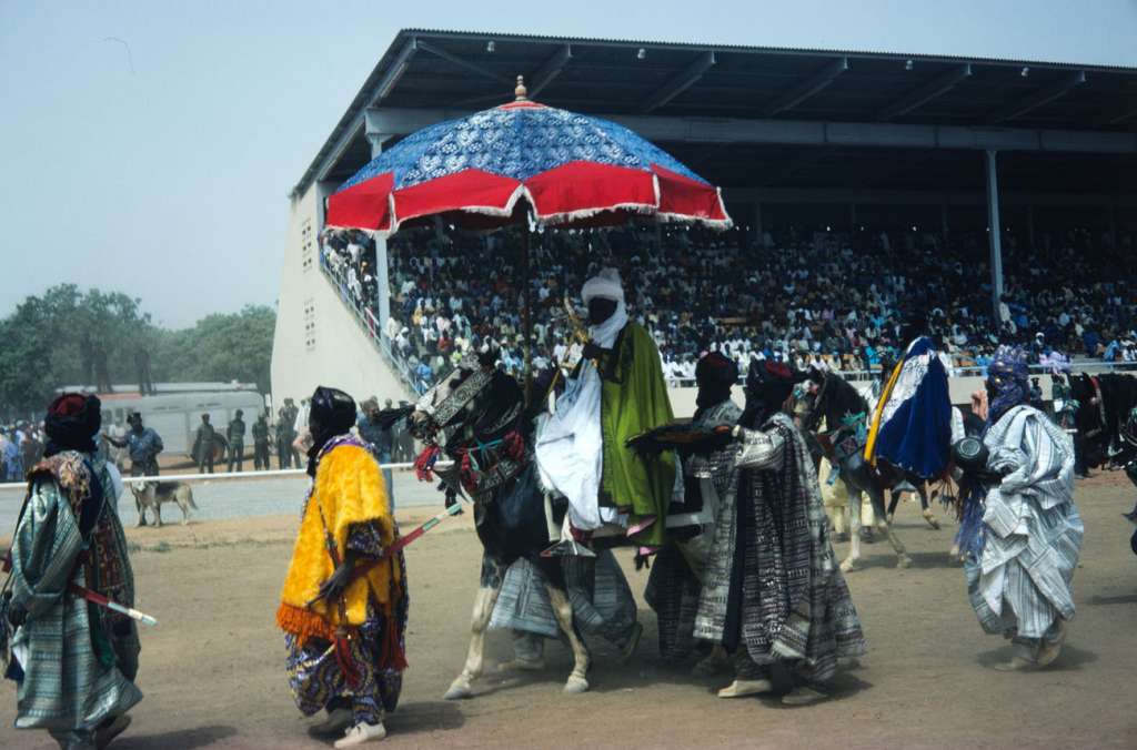 A parade as part of the Festac ’77 festival, a month long celebration also known as the Second World Black and African Festival of Arts and Culture.