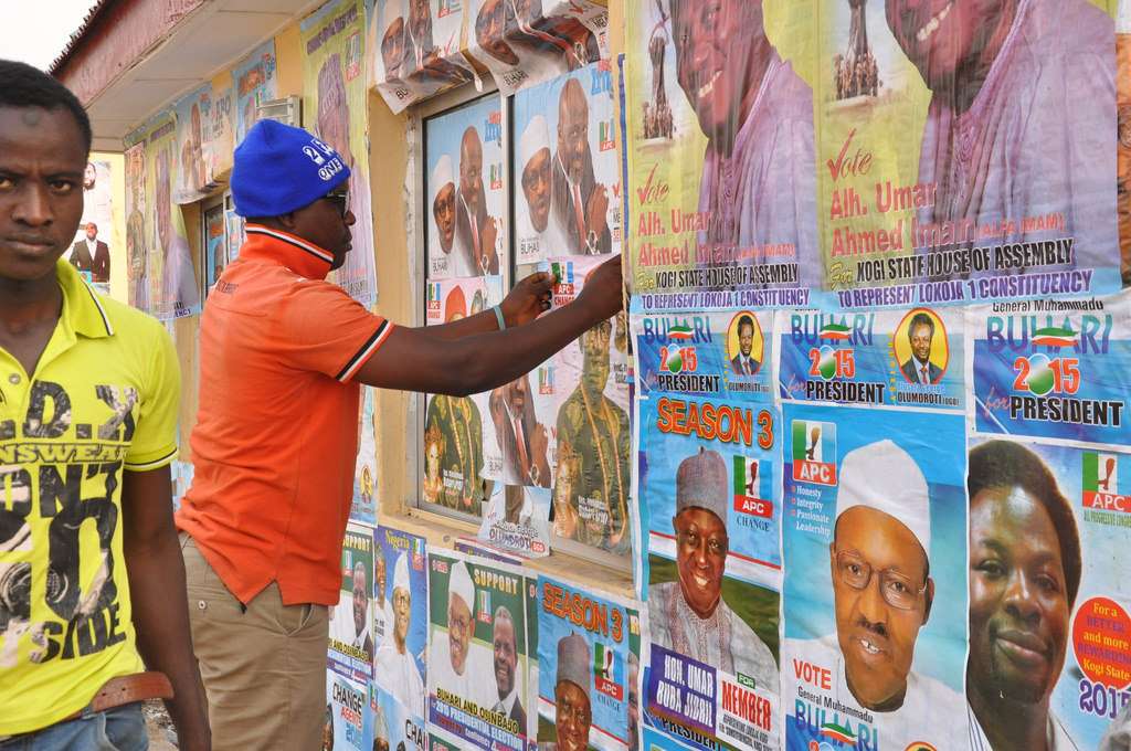 Campaigning in the Nigeria elections in 2015. Credit: Heinrich-Böll-Stiftung.