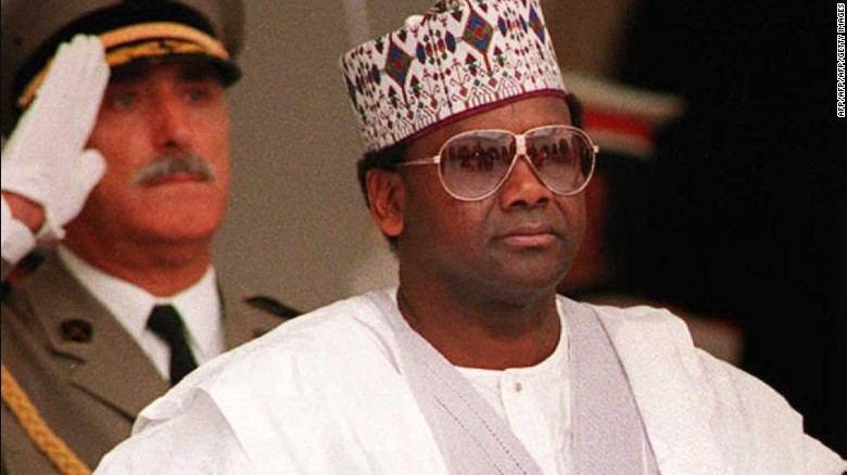 Former Nigerian leader Sani Abacha
