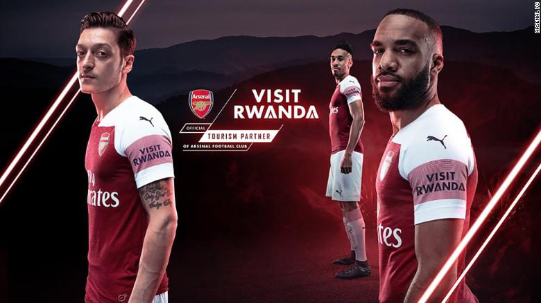 The deal between Visit Rwanda and Arsenal is for three years.