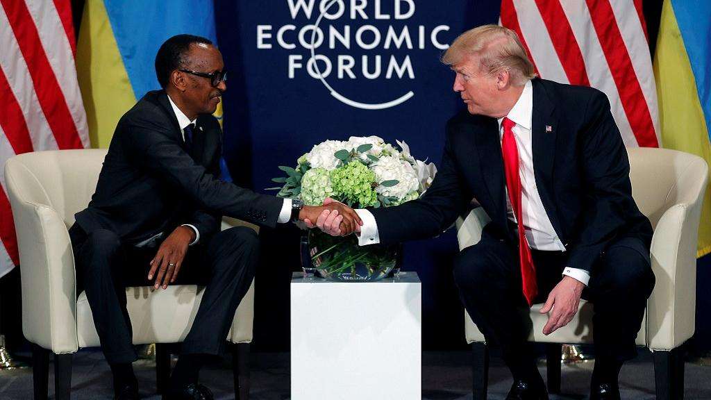 File picture from a meeting between Rwanda's Paul Kagame and President Tump.It would be misguided to dismiss this row with Rwanda as a small issue with a small country. The larger economic picture is much more worrying says Grant Harris