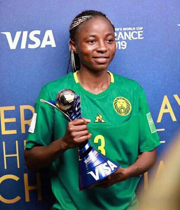 Nchout Ajara, player of the Match